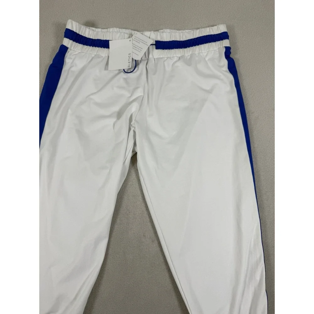 Fabletics Victoria Pants Short Contrast Tuxedo Track Pants Women's Size L